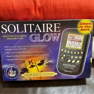Excalibur Solitaire Glow Travel Glow In The Dark‎ Handheld Electronic Game